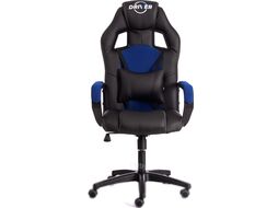 Кресло геймерское Tetchair Driver кожзам/ткань (черный/синий)