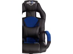 Кресло геймерское Tetchair Driver кожзам/ткань (черный/синий)