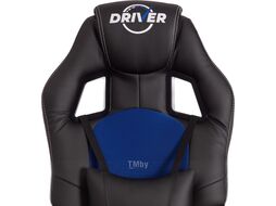 Кресло геймерское Tetchair Driver кожзам/ткань (черный/синий)