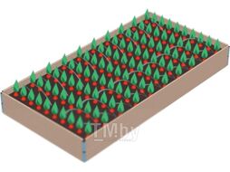 Грядка модульная Гаспадыня Базовая 200x80x12.5