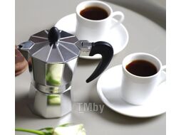 Гейзерная кофеварка Fissman 3324 (с чашками и блюдцами)