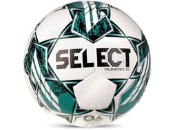 Футбольный мяч Select Fb Numero 10 V23 / 0575060004 (размер 5, белый/бирюзовый)