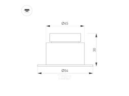 Точечный светильник Arlight MS-GLORY-BUILT-R54-5W Day4000 WH 60deg / 047286