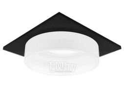 Точечный светильник Ambrella TN1316 SBK/FR (черный песок/белый матовый)