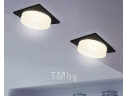 Точечный светильник Ambrella TN1316 SBK/FR (черный песок/белый матовый)