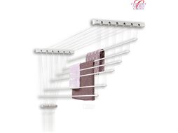 Сушилка для белья Comfort Alumin Group Потолочная 6 прутьев 240см стальная (с металлическим креплением)