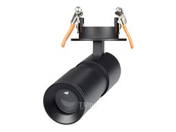 Спот Arlight LGD-ARTEMIS-BUILT-FLAP-R55-12W Warm3000 BK 8-80deg / 051796