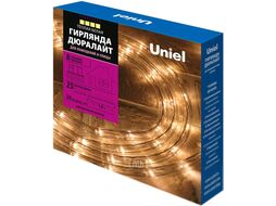 Светодиодная гирлянда Uniel ULD-D50 25M/С08 / UL-00008575 (теплый белый)