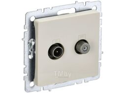 Розетка IEK Brite BR-AF20-O-K10 (бежевый)