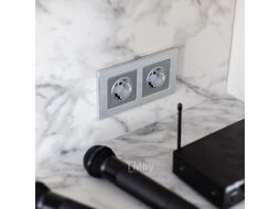 Рамка для выключателей и розеток Werkel W0021706 / a050957 (алюминий)