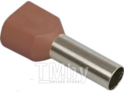 Набор гильз для кабеля IEK UTE10-D2-4-100 (100шт, коричневый)