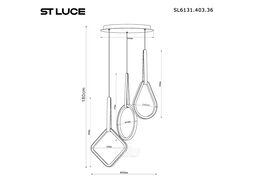 Люстра ST Luce SL6131.403.36