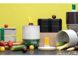 Ланч-бокс Smart Solutions Meals / SS-TR-ABS-GRN-800 (светло-серый/зеленый)