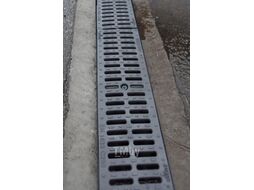 Лоток водоотводный Ecoteck Medium 100.65 h85 / ДИ 19617000 (с решеткой)