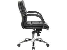 Кресло офисное Бюрократ T-9927SL-LOW (черный кожа/хром)