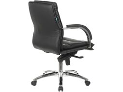 Кресло офисное Бюрократ T-9927SL-LOW (черный кожа/хром)