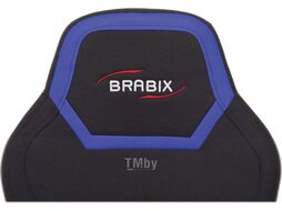 Кресло геймерское Brabix Alpha GM-018 / 532638 (черный/синий)