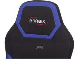 Кресло геймерское Brabix Alpha GM-018 / 532638 (черный/синий)