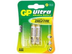 Комплект батареек GP Batteries Ultra LR3/AAA 24AU-CR2 (2шт)