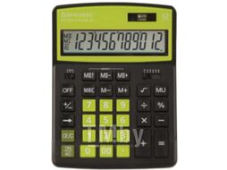 Калькулятор Brauberg Color-12-BKLG / 250477 (черно-салатовый)