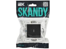 Выключатель IEK Skandy SK-V12-1-10-K02 (черный)