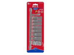 Набор головок торцевых ударных ADVANCE, 9шт, 3/8", HEX 8-19мм, 78мм, 42CrMo PIT HSTL02-0009