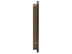 Рамка для выключателей и розеток IEK Brite BR-M22-M-01-K49 (металл/латунь)