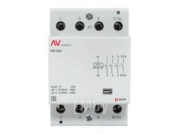 Контактор модульный КМ 40А 4NO 230В АС (3 мод.) AVERES EKF km-av-3-40-40-230V
