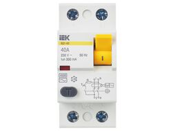 Дифференциальный автомат IEK ВД1-63 2Р 40А / MDV10-2-040-300