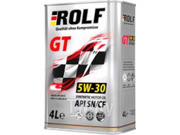 Масло моторное GT 5W30 SN CF 4L API: SN CF ACEA: С2 C3 MB 229.31 ROLF 322228