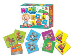 Игра настольная "МЕМО.Игрушки", картонная коробка, 3+ РУССКИЙ СТИЛЬ 03455