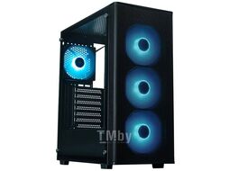Корпус XASTRA A300 4FC12A Black (A300-4FC12A), без БП, ATX