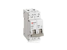 Автоматический выключатель ВА 47-63N 2P 1А (C) 4,5kA PROXIMA EKF M634201C