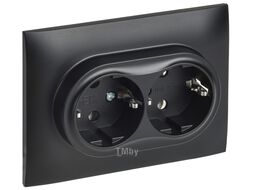 Розетка IEK Skandy SK-R21-16-K02-F (черный)