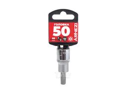 Головка 1/2 со вставкой TORX Security T50 L=60, на холдере Arnezi R0345250