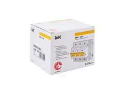 Выключатель автоматический IEK ВА47-150 3Р 100А 15кА C / MVA50-3-100-C
