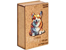 Сувенирный пазл "Корги" MASTER WOOD SWPKR
