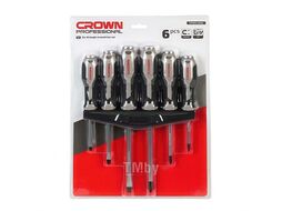 Набор отверток CROWN 6 предметов CPHDG-AXA6