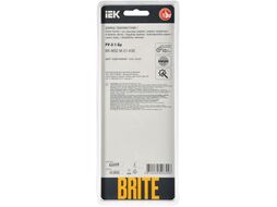 Рамка для выключателей и розеток IEK Brite BR-M32-M-21-K30 (металл/коричневый)