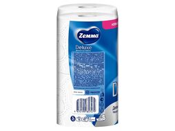 Бумага туалетная Deluxe, 4 рул, 3 слоя, цв. белый Zemma 32281