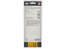 Рамка для выключателей и розеток IEK Brite BR-M32-M-01-K47 (металл/алюминий)
