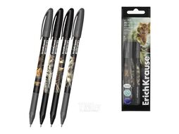Набор из 4 ручек шариковых U-108 Stick Big City Cats 1.0, синие, пакет с е/п Erich Krause 63105