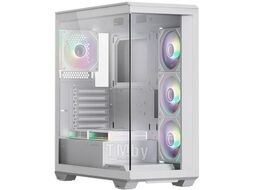 Корпус XASTRA Q600 6FRGB White (Q600-6FM12A-C10-WH), без БП, ATX