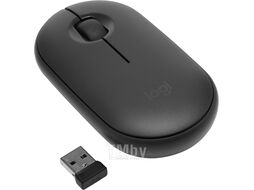 Мышь Wireless M350 Pebble темно-серый (ноутбучная радио/Bluetooth) Logitech 910-005576