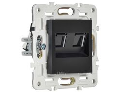 Розетка IEK Skandy SK-K20-1-K02 (черный)