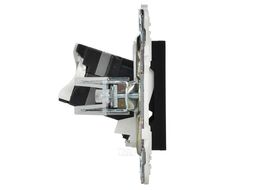 Розетка IEK Skandy SK-K20-1-K02 (черный)
