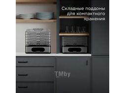Сушилка для овощей и фруктов REDMOND FD1106 черный/сталь