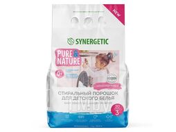 Стиральный порошок гипоаллерг. для детского белья BABY SENSITIVE SYNERGETIC 3кг SYNERGETIC