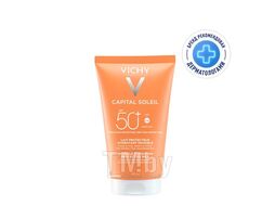 Солнцезащитное увлажняющее молочко для лица и тела SPF50+, 150мл Capital Soleil VICHY