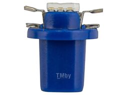 Лампочка светодиодная T8.5-5050-1SMD 12v ice blue KING T8.5-5050-1SMD IB